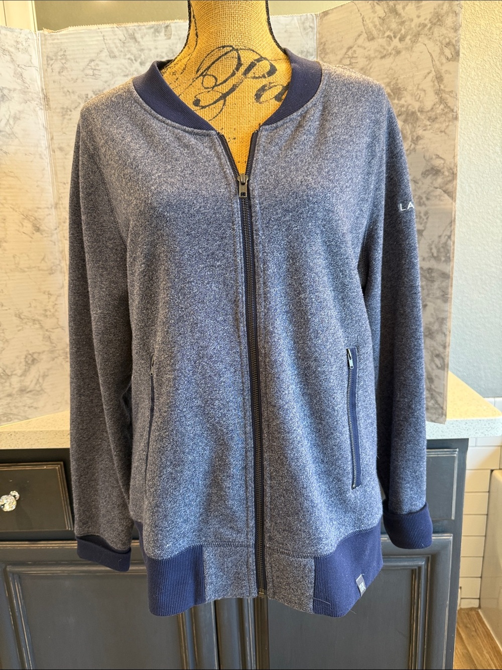 New Era Ladies French Terry Baseball Full-Zip jacket